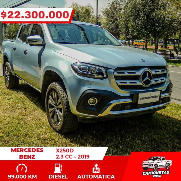 MERCEDES BENZ X250D AÑO 2019 – 4X4 – AUTOMATICA $22.300.000
