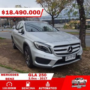 MERCEDES BENZ GLA250 2.0cc 2017 Excelente Oportunidad