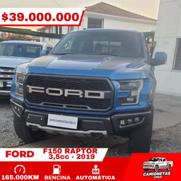 FORD F150 RAPTOR Doble Cabina 4x4 2019 Unico dueño, 3.5cc,