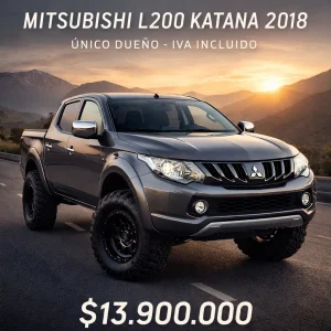 Mitsubishi L200 Katana 2018 Diesel, Unico Dueño, ((tiene Iva))
