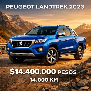 PEUGEOT LANDTREK 4X4 DIESEL 150HP 2023 SOLO 14.000KM ACTIVE REALMENTE NUEVA , REAL OPORTUNIDAD