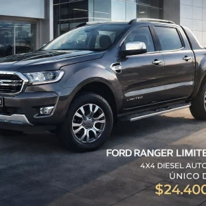 FORD RANGER LIMITED AUTOMATICA 3.2CC, 2023, 120.000KM, TOP DE LINEA, UNICO DUEÑO, EXCELENTE ESTADO, CREDITOS, CONTADO, RECIBO AUTOS, CONSULTEN NUESTRAS CAMIONETASCHILE…